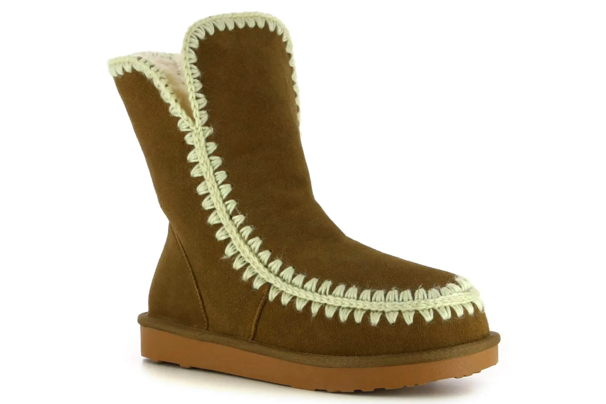 Shop Camila's Flat Boots Bibian