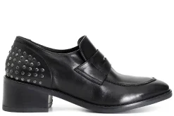 Online Cafe Noir High Heel Loafers Ed1002 Mocassino