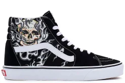 Fashion Vans High-Top Sneakers Sk8-Hi Flame Skull