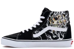 Fashion Vans High-Top Sneakers Sk8-Hi Flame Skull