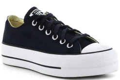 Shop Converse Platform Sneakers 560250C/001 Black White