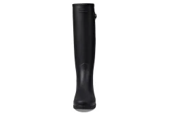 Cheap Hunter Rain Boots Refined Tall Gears On Eyelet Buckle Black