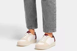Best Sale Fitflop Sneakers Rally Leather Suede Panel