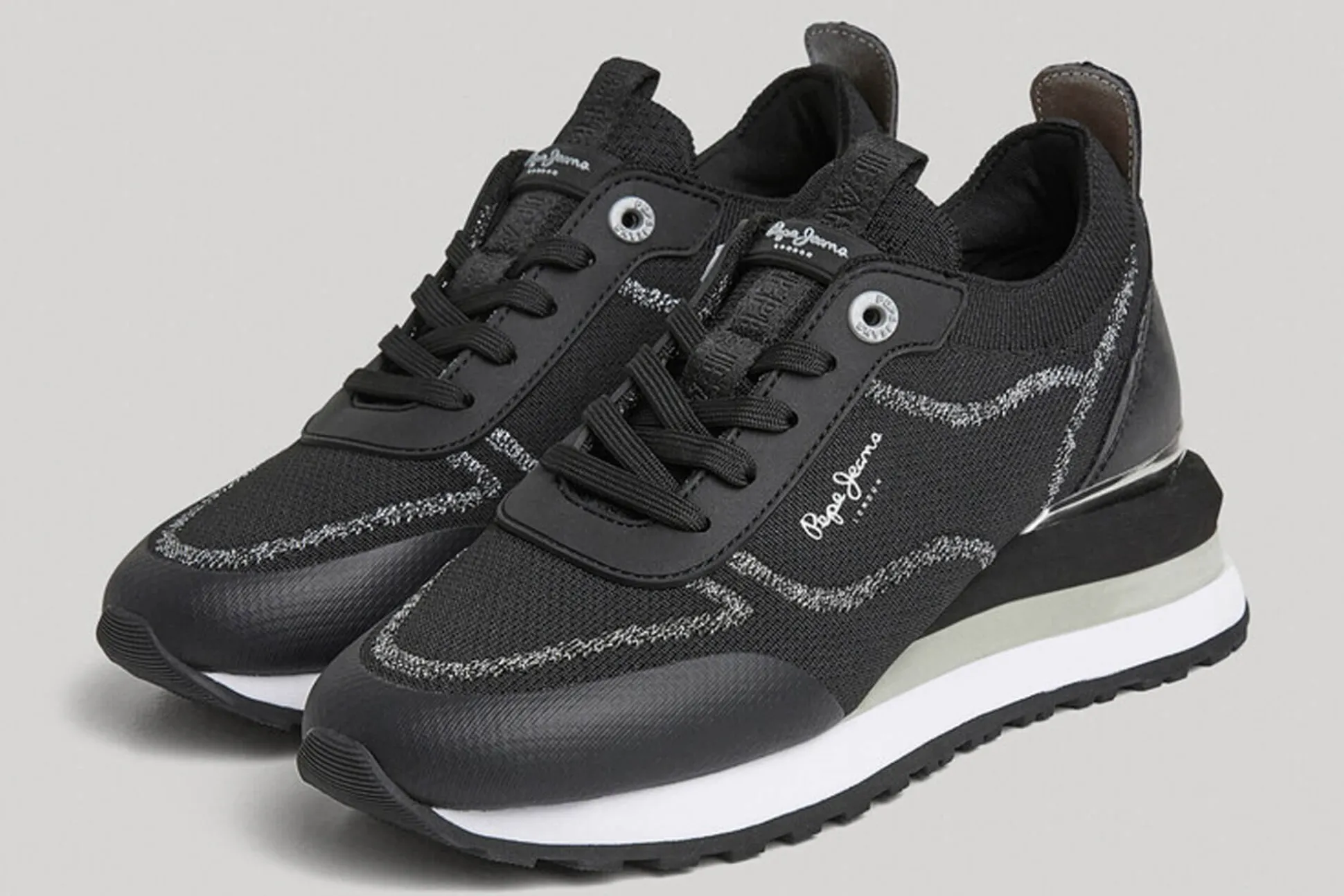 Clearance Pepe Jeans Wedged Sneakers Blur Contour
