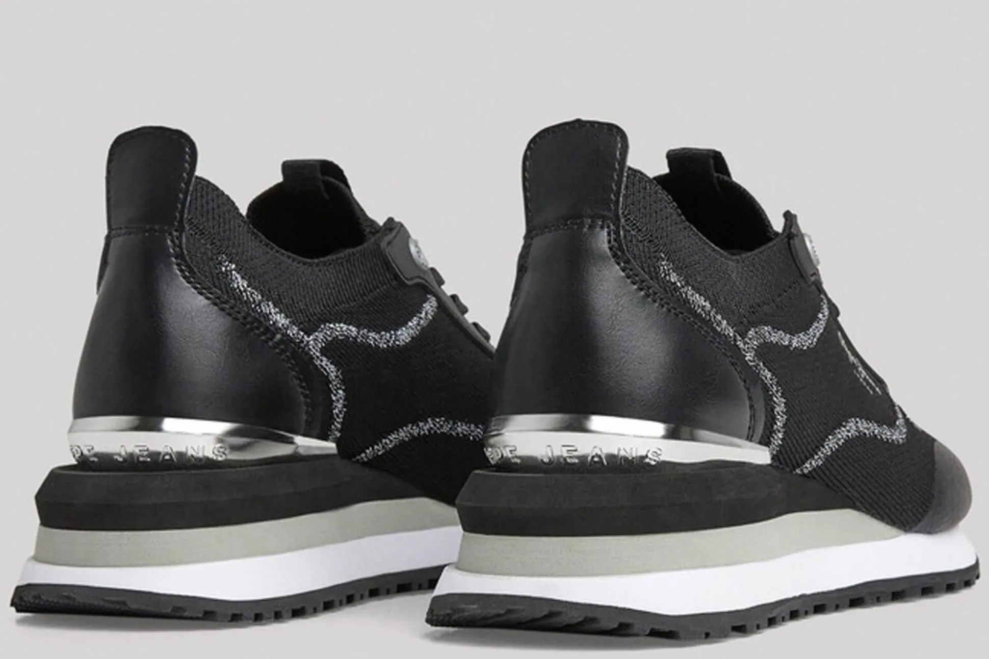 Clearance Pepe Jeans Wedged Sneakers Blur Contour