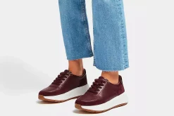 Best Fitflop Wedged Sneakers F-Mode Lth Sued Flatform