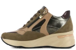 Cheap Casas Collection Wedged Sneakers Rosy